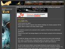 Tablet Screenshot of eve-pirate.com